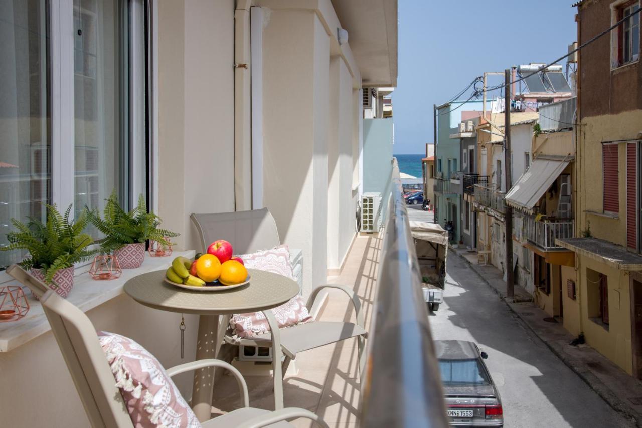 Center Manolia Dream 3 Bedroom Apartment 100M Away From The Beach Ханя Екстериор снимка