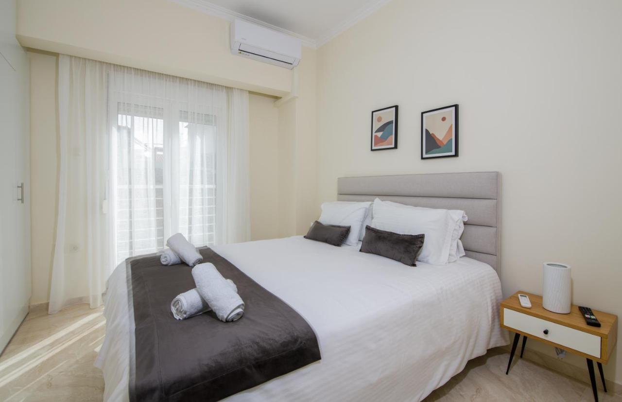 Center Manolia Dream 3 Bedroom Apartment 100M Away From The Beach Ханя Екстериор снимка