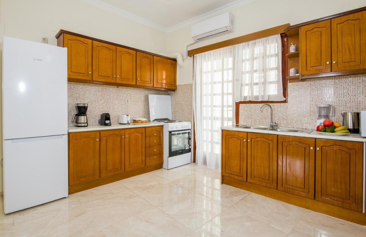 Center Manolia Dream 3 Bedroom Apartment 100M Away From The Beach Ханя Екстериор снимка