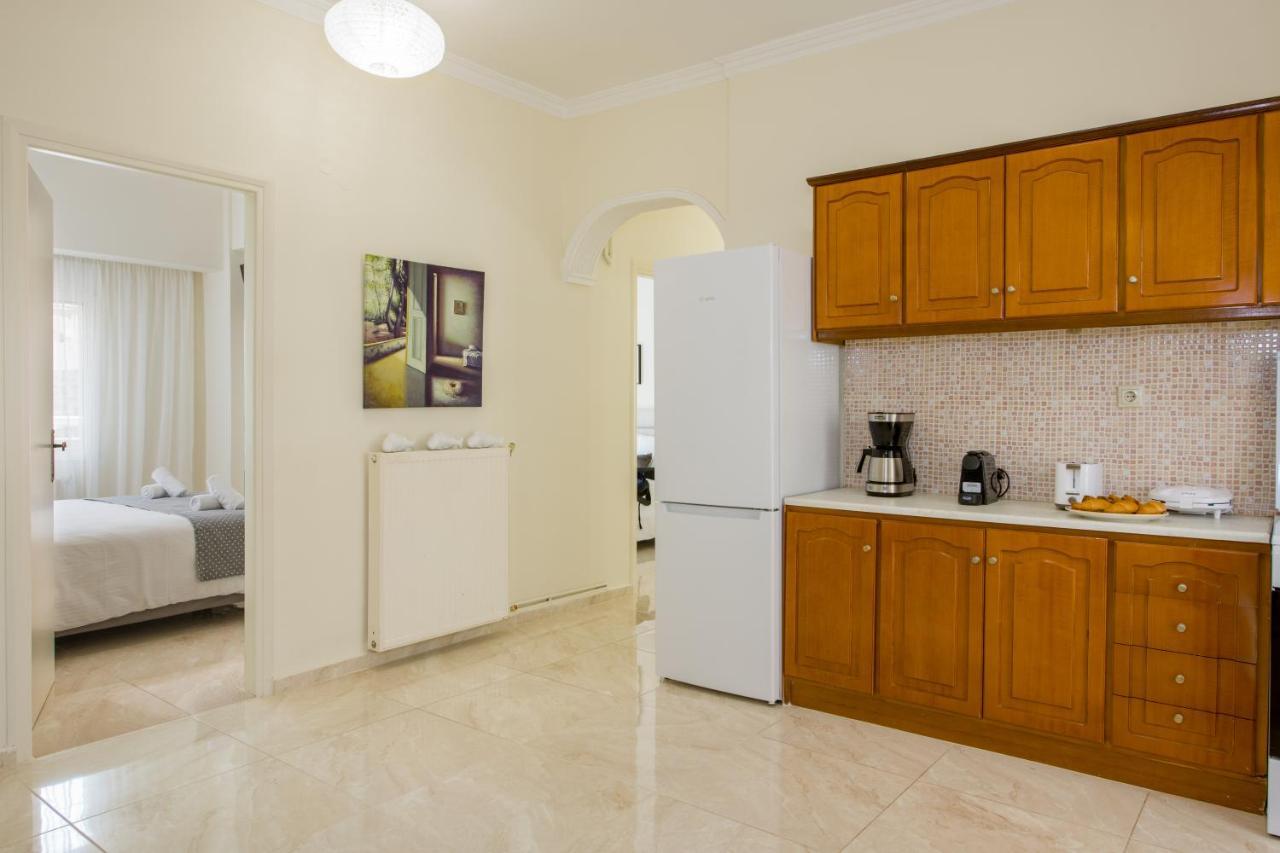 Center Manolia Dream 3 Bedroom Apartment 100M Away From The Beach Ханя Екстериор снимка